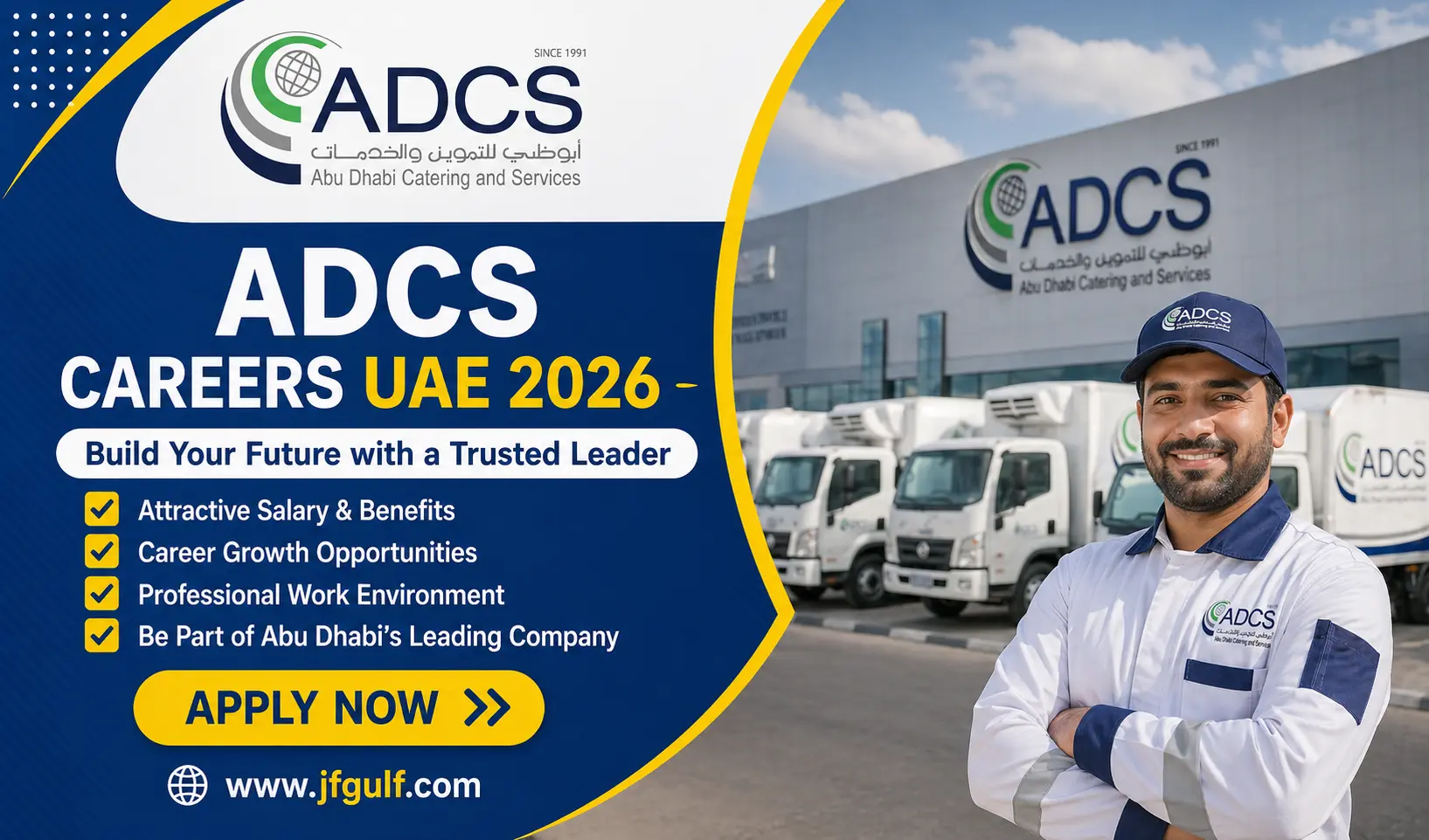 Abu Dhabi Catering and Services careers 2026 chef waiter jobs