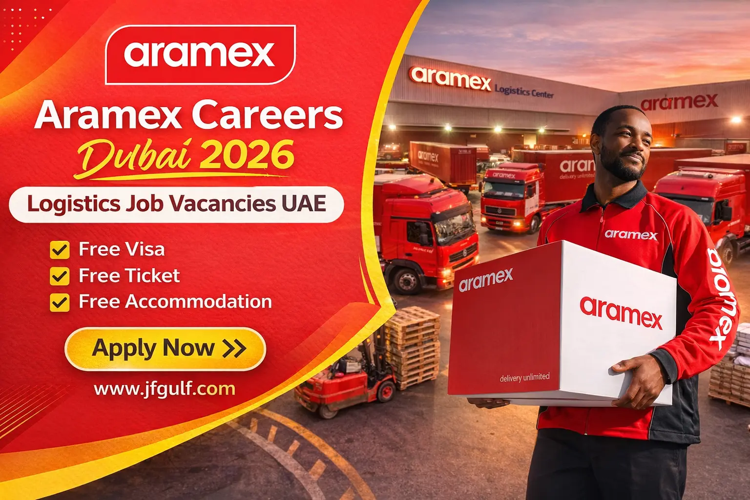 Aramex job vacancies in Dubai UAE 2026 logistics careers apply online