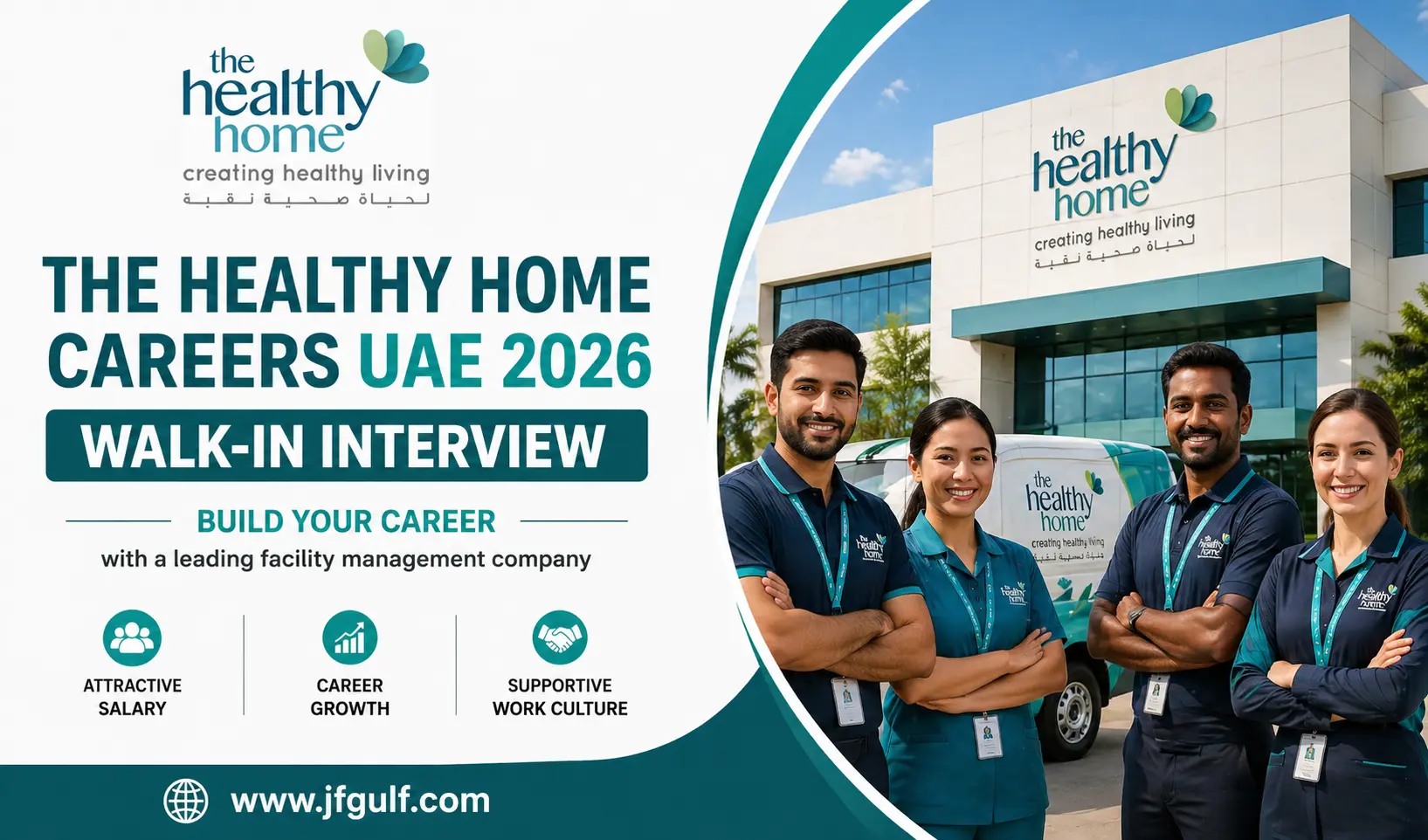 The Healthy Home walk in interview Dubai 2026 technician jobs