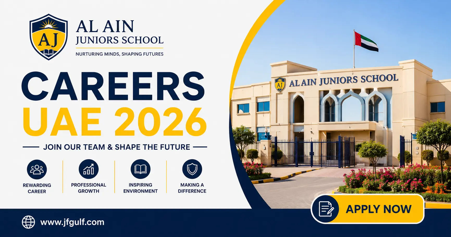 Al Ain Juniors School Careers UAE 2026 teaching and administration job vacancies in UAE
