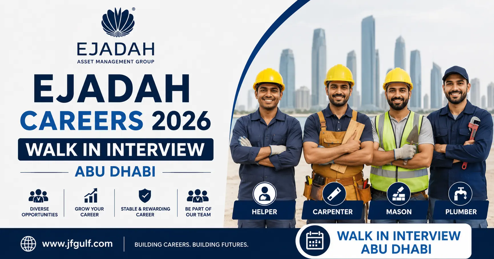 EJADAH Careers 2026 Walk In Interview Abu Dhabi