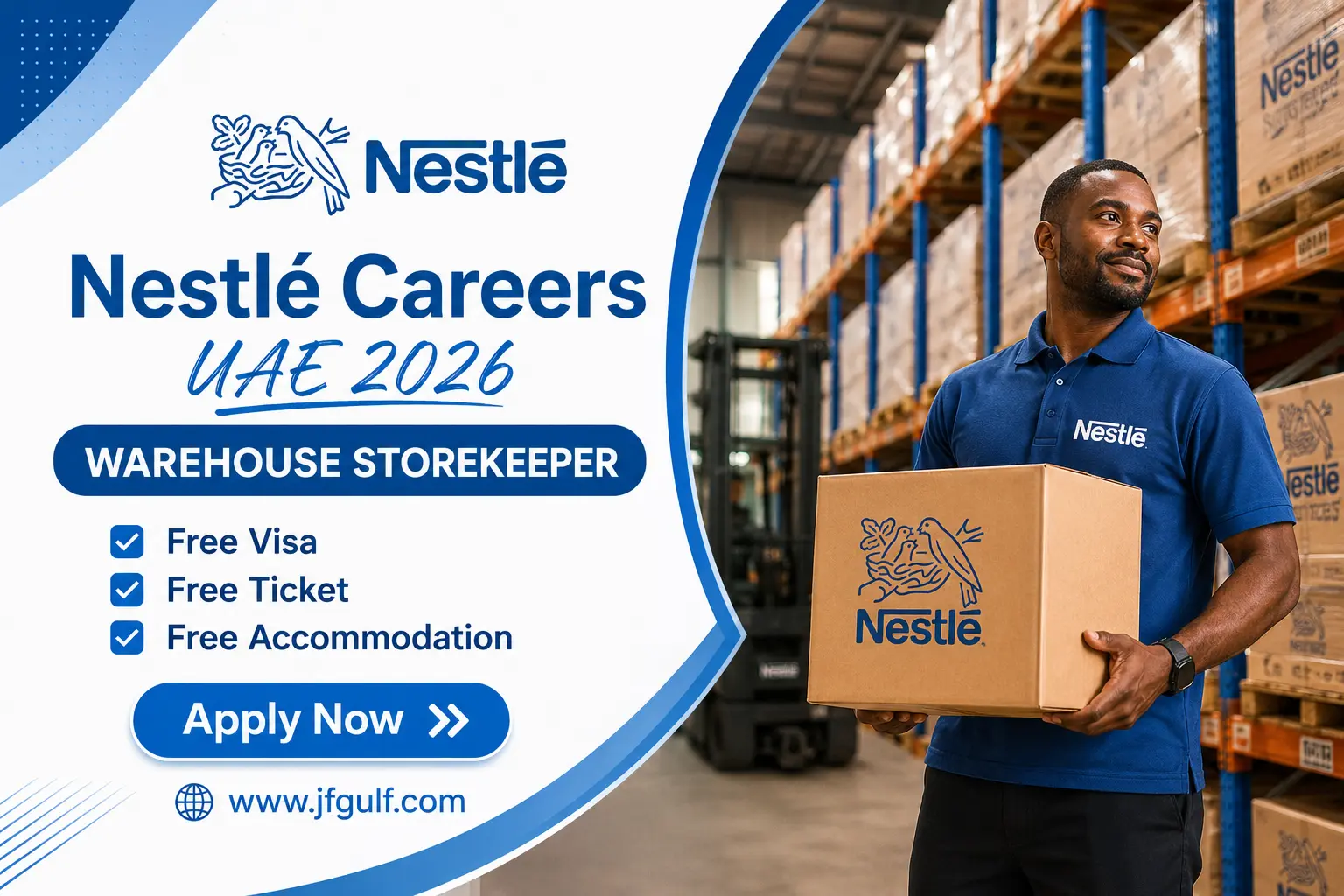 Nestlé Careers UAE 2026 Warehouse Storekeeper job opening