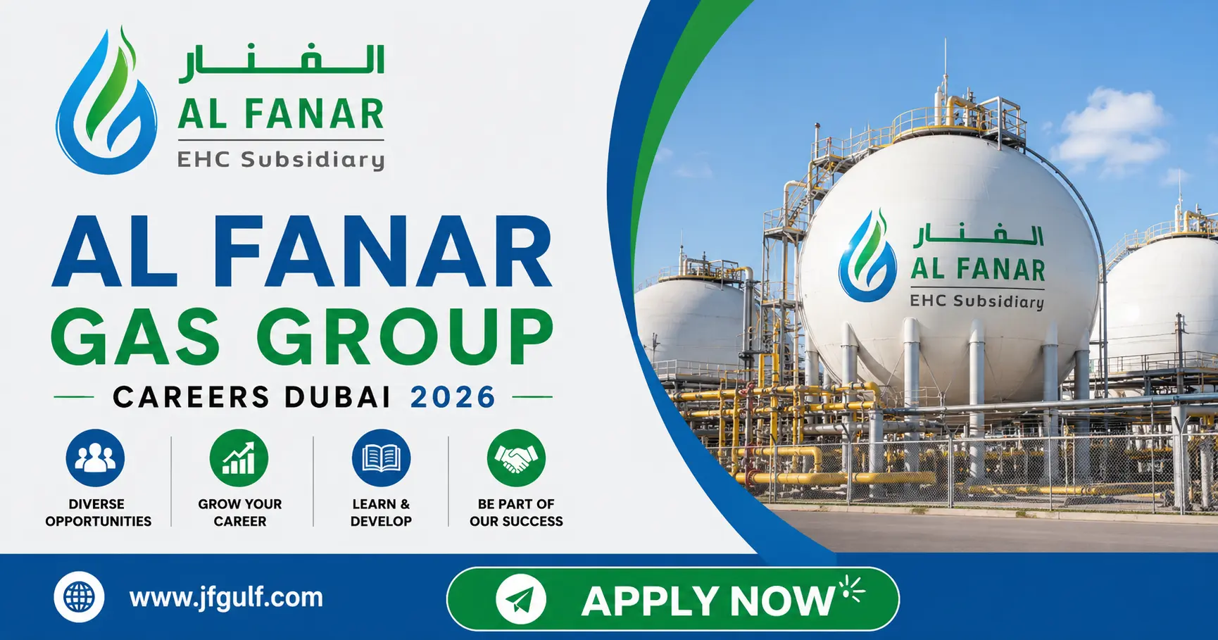 Al Fanar Gas Group Careers Dubai 2026 LPG Technical Jobs UAE